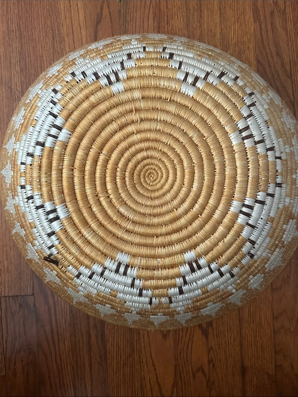 Handwoven decorative basket